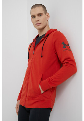 Under Armour Суичър в зелено с качулка с изчистен дизайн - Pepit.bg