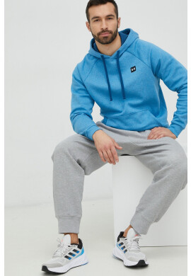 Under Armour Суичър в зелено с качулка с изчистен дизайн - Pepit.bg
