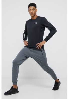 Under Armour Суичър в синьо с качулка с изчистен дизайн - Pepit.bg