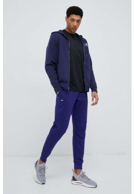 Under Armour Суичър в тъмносиньо с качулка с изчистен дизайн - Pepit.bg