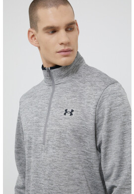 Under Armour Суичър в сиво с качулка с изчистен дизайн - Pepit.bg