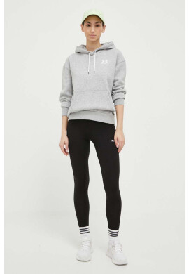 Under Armour Суичър в сиво с качулка с изчистен дизайн - Pepit.bg
