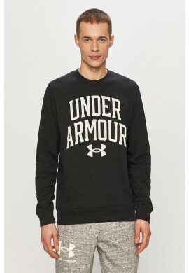 Under Armour Суичър 1361561 мъжки в черно с принт - Pepit.bg