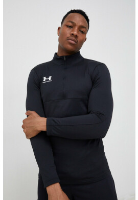 Under Armour Суичър за трениране Challenger в черно с изчистен дизайн - Pepit.bg