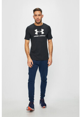 Under Armour Тениска 1329590 в черно с принт - Pepit.bg