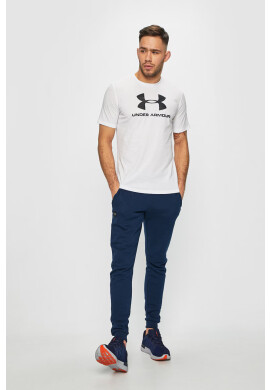 Under Armour Тениска 1329590 в бяло с принт - Pepit.bg