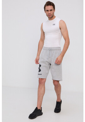 Under Armour Тениска 1361522 мъжка в бяло - Pepit.bg