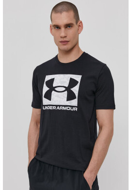 Under Armour Тениска 1361673 мъжка в черно с принт - Pepit.bg