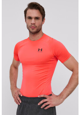 Under Armour Тениска за трениране 1361518 в червено с изчистен дизайн - Pepit.bg