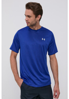 Under Armour Тениска 1361426 мъжка в тъмносиньо с изчистен дизайн - Pepit.bg