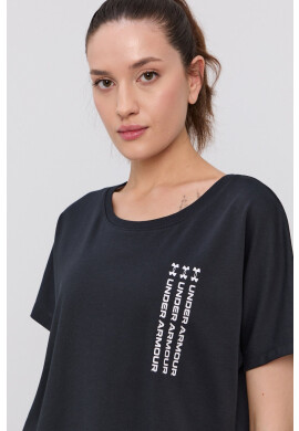 Under Armour Тениска дамска в черно - Pepit.bg