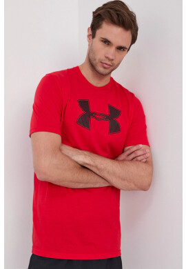 Under Armour Тениска 1329583 мъжка в червено с принт - Pepit.bg