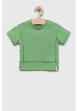 United Colors of Benetton Детска тениска в жълто с апликация - Pepit.bg