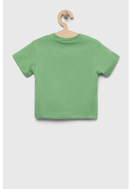 United Colors of Benetton Детска тениска в жълто с апликация - Pepit.bg