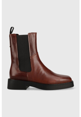 Vagabond Shoemakers Боти челси Jillian в кафяво с равна подметка - Pepit.bg