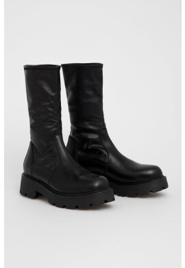 Vagabond Shoemakers Боти Cosmo 2.0 дамски в черно с платформа - Pepit.bg