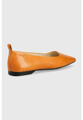 Vagabond Shoemakers Кожени балеринки Delia в оранжево - Pepit.bg