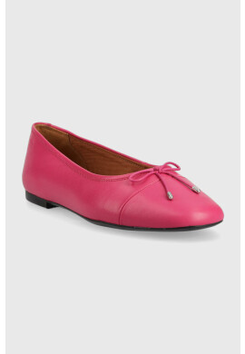 Vagabond Shoemakers Кожени балеринки JOLIN в розово - Pepit.bg