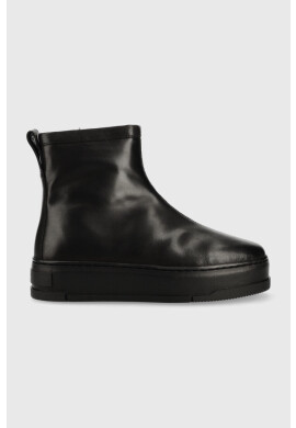 Vagabond Shoemakers Кожени боти Judy в черно с платформа с изолация - Pepit.bg