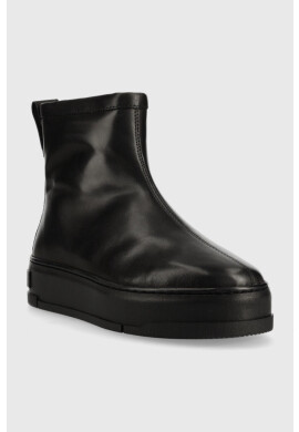 Vagabond Shoemakers Кожени боти Judy в черно с платформа с изолация - Pepit.bg