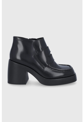 Vagabond Shoemakers Кожени боти Brooke в кафяво с висок ток - Pepit.bg