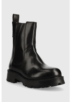 Vagabond Shoemakers Кожени боти челси Cosmo в черно с платформа с изолация - Pepit.bg