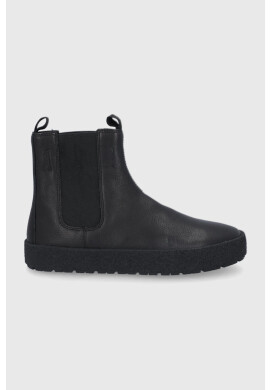 Vagabond Shoemakers Кожени боти челси мъжки в черно - Pepit.bg