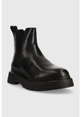 Vagabond Shoemakers Кожени боти челси Jeff в черно - Pepit.bg