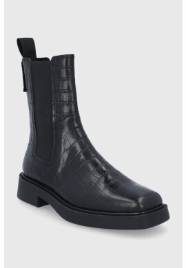 Vagabond Shoemakers Кожени боти челси Jillian в кафяво с равна подметка - Pepit.bg