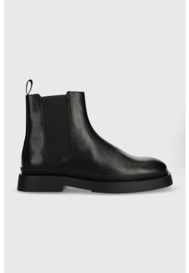 Vagabond Shoemakers Кожени боти челси Mike в черно - Pepit.bg