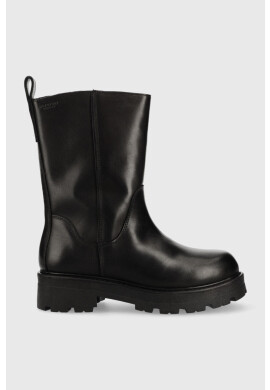Vagabond Shoemakers Кожени боти Cosmo 2.0 в черно с платформа с изолация - Pepit.bg