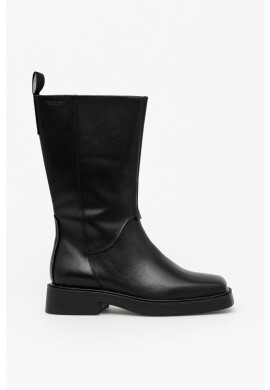 Vagabond Shoemakers Кожени боти Jillian в черно с равна подметка - Pepit.bg