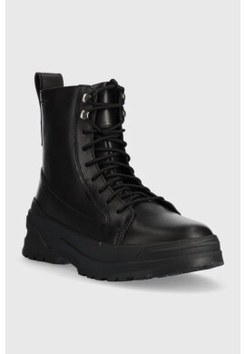 Vagabond Shoemakers Кожени боти Maxime в черно с платформа с изолация - Pepit.bg