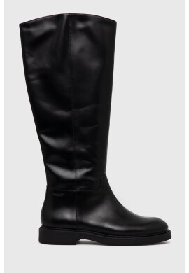 Vagabond Shoemakers Кожени ботуши Alex W в черно с равна подметка с лека изолация - Pepit.bg