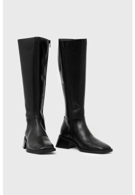 Vagabond Shoemakers Кожени ботуши Blanca в черно с висок ток - Pepit.bg