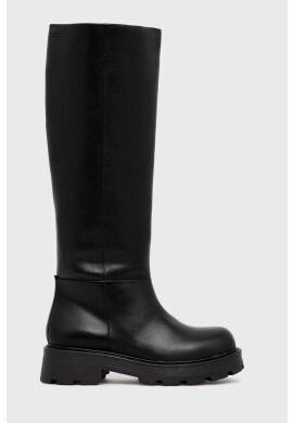 Vagabond Shoemakers Кожени ботуши Cosmo 2.0 дамски в черно с платформа - Pepit.bg