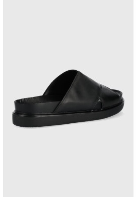 Vagabond Shoemakers Кожени чехли Erin в черно с платформа - Pepit.bg