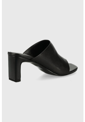 Vagabond Shoemakers Кожени чехли Luisa в черно с висок ток - Pepit.bg