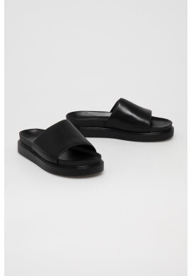 Vagabond Shoemakers Кожени чехли мъжки в черно - Pepit.bg