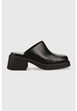Vagabond Shoemakers Кожени чехли DORAH в черно с висок ток 5542.201.20 - Pepit.bg