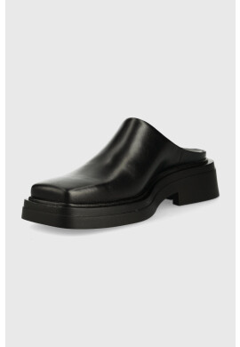 Vagabond Shoemakers Кожени чехли Eyra в черно с висок ток - Pepit.bg