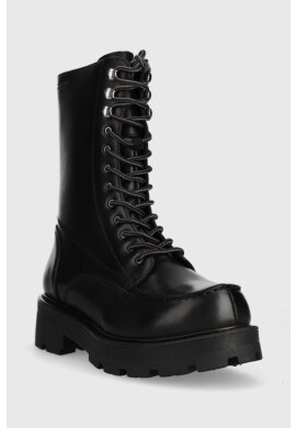 Vagabond Shoemakers Кожени кубинки Cosmo 2.0 в черно с платформа - Pepit.bg