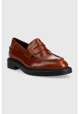 Vagabond Shoemakers Кожени мокасини ALEX W в кафяво с равна подметка - Pepit.bg