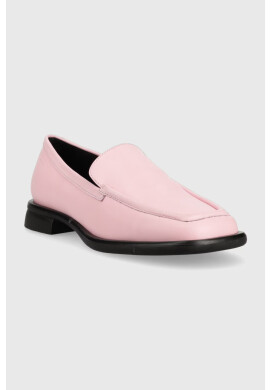 Vagabond Shoemakers Кожени мокасини BRITTIE в розово с равна подметка 5451.001.45 - Pepit.bg