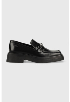 Vagabond Shoemakers Кожени мокасини EYRA в черно с равна подметка 5550.001.20 - Pepit.bg