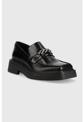 Vagabond Shoemakers Кожени мокасини EYRA в черно с равна подметка 5550.001.20 - Pepit.bg