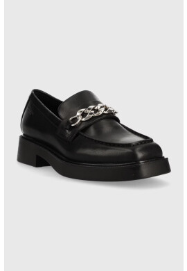 Vagabond Shoemakers Кожени мокасини Jillian в черно с платформа - Pepit.bg
