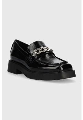 Vagabond Shoemakers Кожени мокасини Jillian в черно с платформа - Pepit.bg
