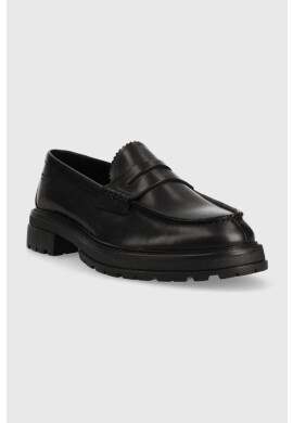 Vagabond Shoemakers Кожени мокасини Johnny 2.0 в черно - Pepit.bg