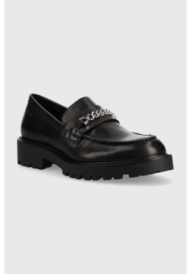 Vagabond Shoemakers Кожени мокасини Kenova в черно с платформа - Pepit.bg